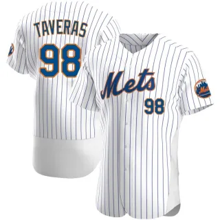 Authentic Men's Diosmerky Taveras New York Mets Home Jersey - White