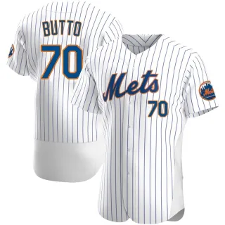 Authentic Men's Jose Butto New York Mets Home Jersey - White