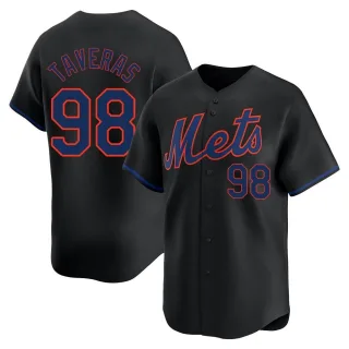 Limited Men's Diosmerky Taveras New York Mets Alternate Jersey - Black