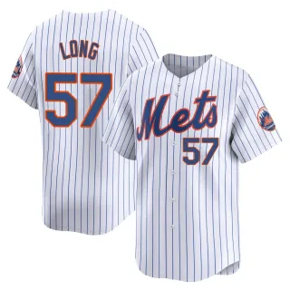 Limited Men's Kevin Long New York Mets Home Jersey - White