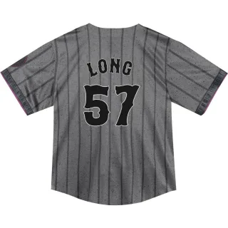 Limited Toddler Kevin Long New York Mets Graphite 2024 City Connect Jersey -