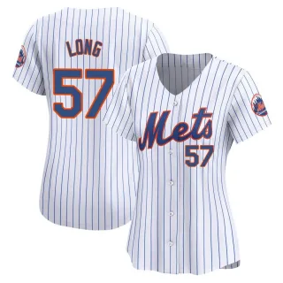 Limited Women's Kevin Long New York Mets Home Jersey - White