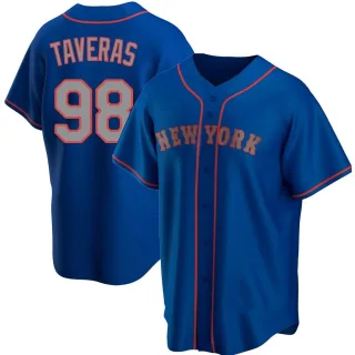 Replica Men's Diosmerky Taveras New York Mets Alternate Road Jersey - Royal