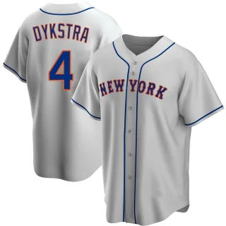 Replica Men's Lenny Dykstra New York Mets Road Jersey - Gray