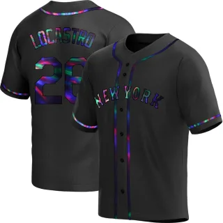 Tim Locastro New York Mets Alternate Black Jersey by NIKE