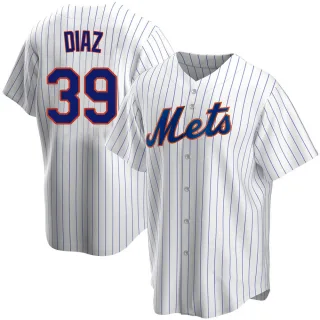 Replica Youth Edwin Diaz New York Mets Home Jersey - White